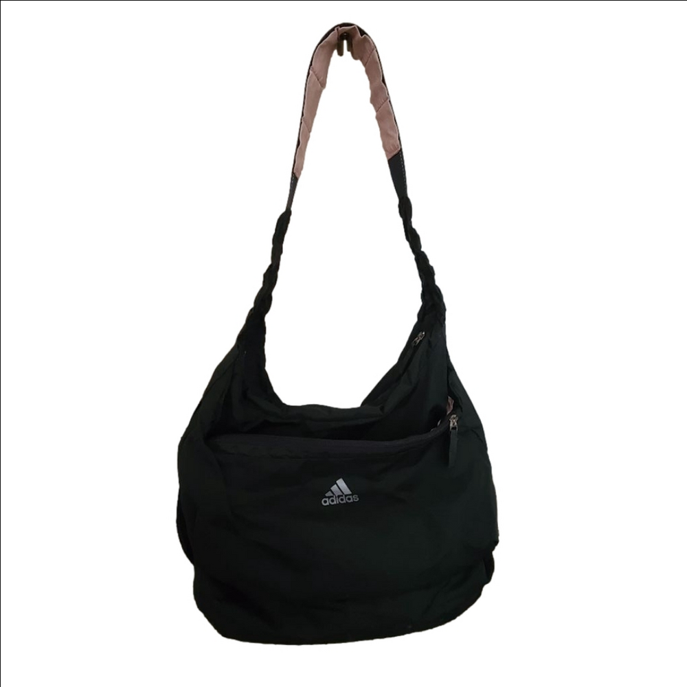 Adidas Black Pink Nylon Gym Bag